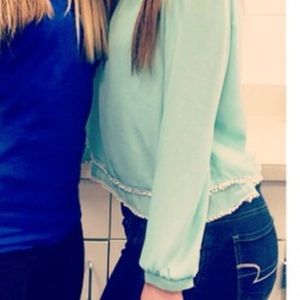 Long sleeve flowy top